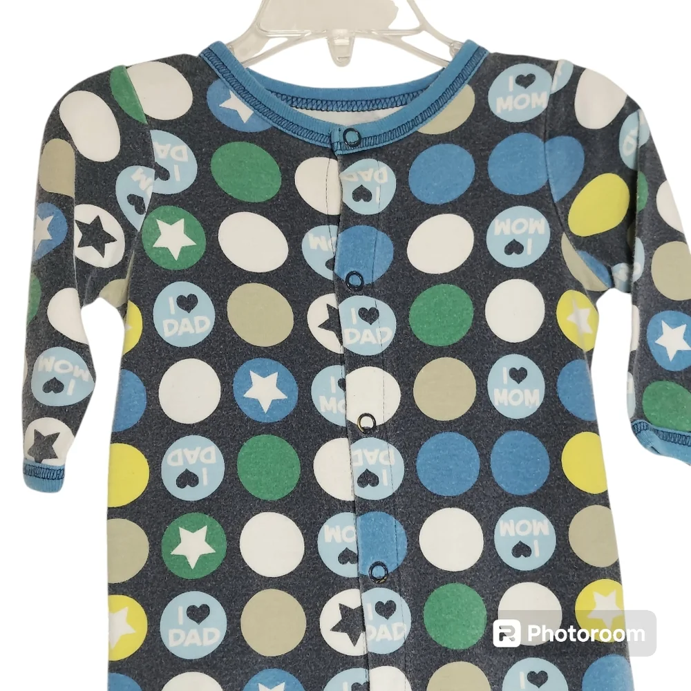 Baby Gap (3-6 months) and Circo (9 months) Footed Pajama Bundle